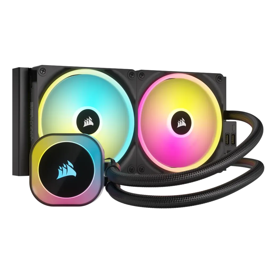 Corsair H115I, Liquid cooling kit, 14 cm