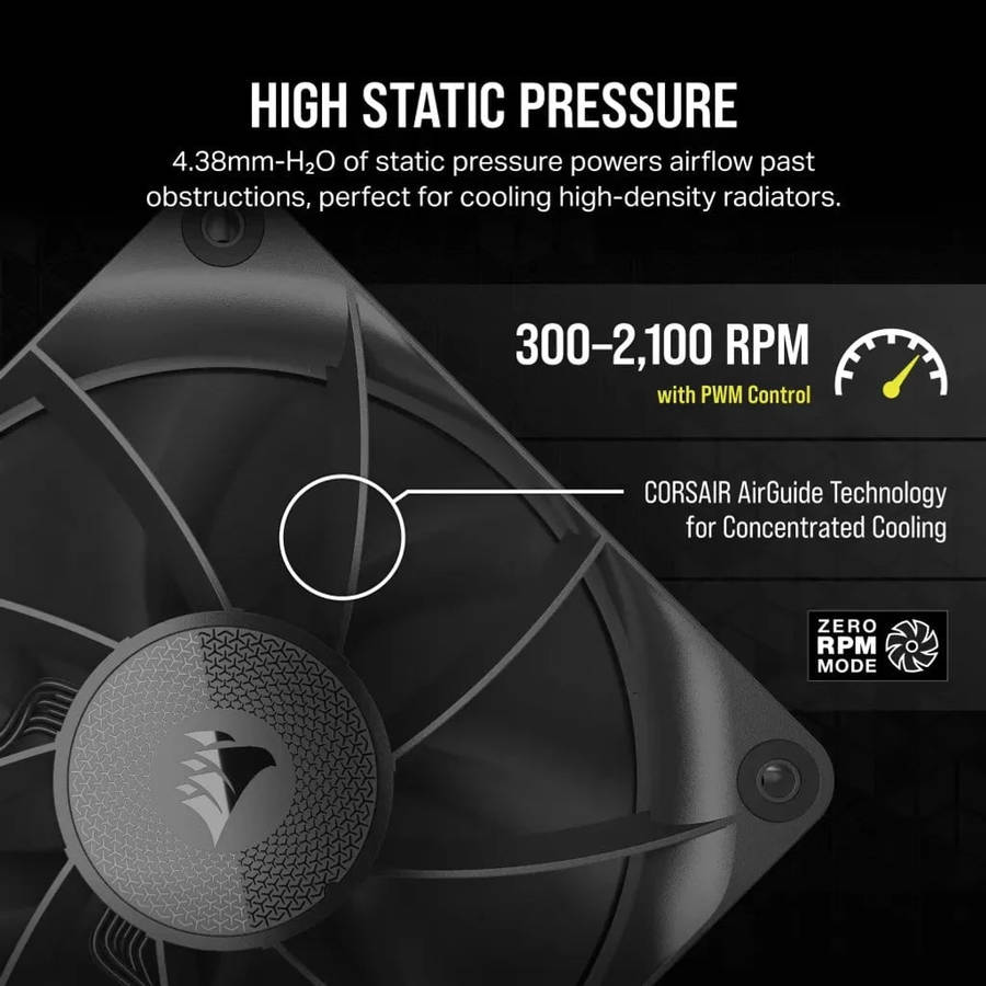 Corsair iCUE LINK RX120, Fan, 12 cm