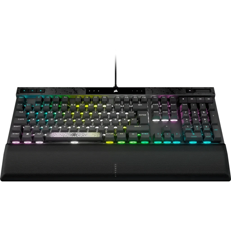 Corsair K70 MAX, Full-size (100%), Wired, USB, RGB LED, Black