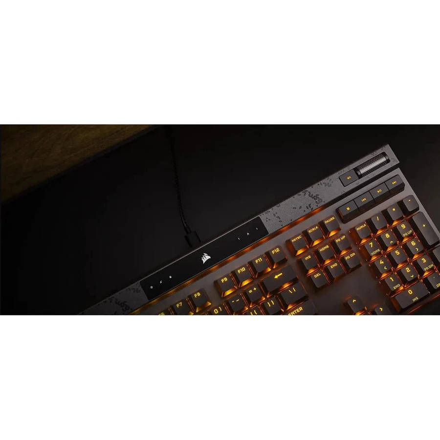 Corsair K70 MAX, Full-size (100%), Wired, USB, RGB LED, Black