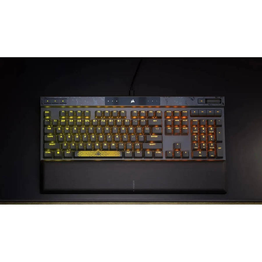 Corsair K70 MAX, Full-size (100%), Wired, USB, RGB LED, Black