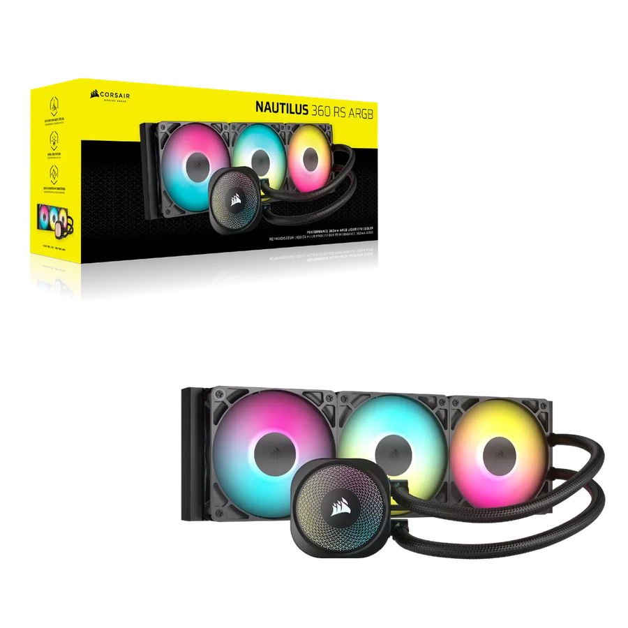 Corsair NAUTILUS 360 RS ARGB, Air cooler