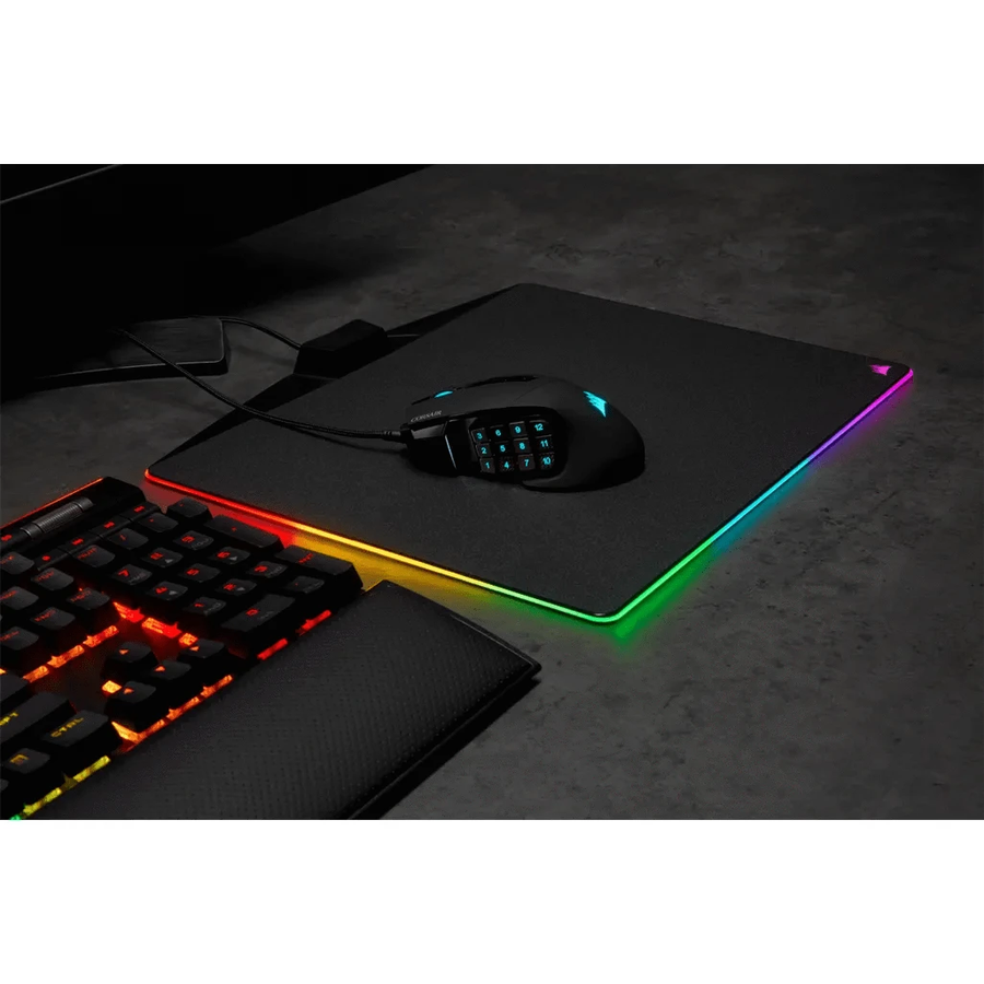 Corsair SCIMITAR RGB ELITE, Right-hand, Optical, USB Type-A, 18000 DPI, Black