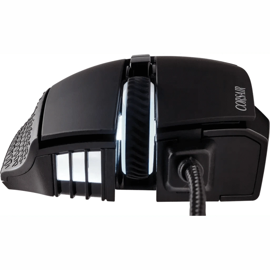 Corsair SCIMITAR RGB ELITE, Right-hand, Optical, USB Type-A, 18000 DPI, Black