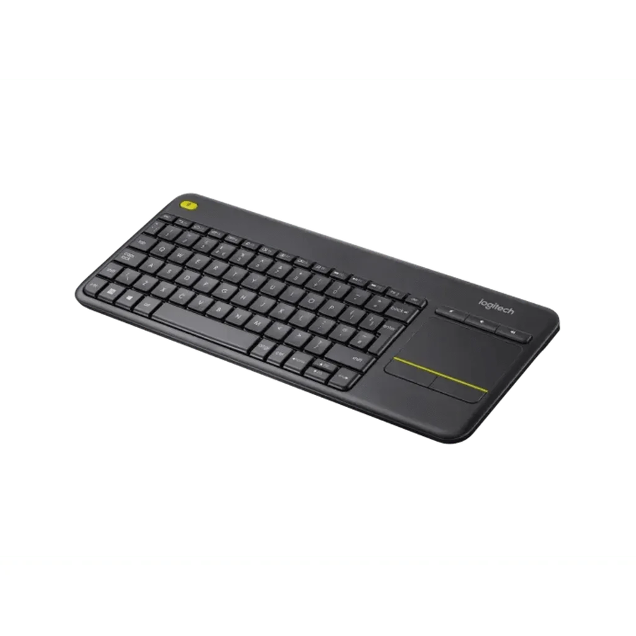 Logitech Wireless Touch Keyboard K400 Plus, Mini, Wireless, RF Wireless, QWERTY, Black
