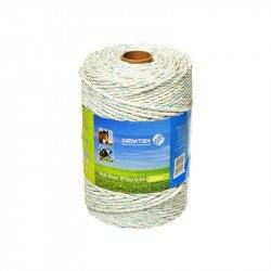 Nemtek Agri Poly Rope White MIX6 200m EF63-13 - Heavy Duty Electric Fence Conductor