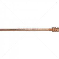 Nemtek Earth Spike Copper Including Nuts 1.2m Part No: EF01-2  Reliable Grounding Solution
