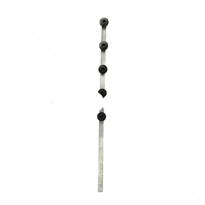 Nemtek Fence Pole 5 Line Angled Flat Bar Galvanised BB | EF09-2