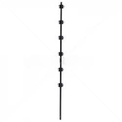 Nemtek 6-Line Round Bar Galvanised BB Fence Pole - Durable Electric Fencing