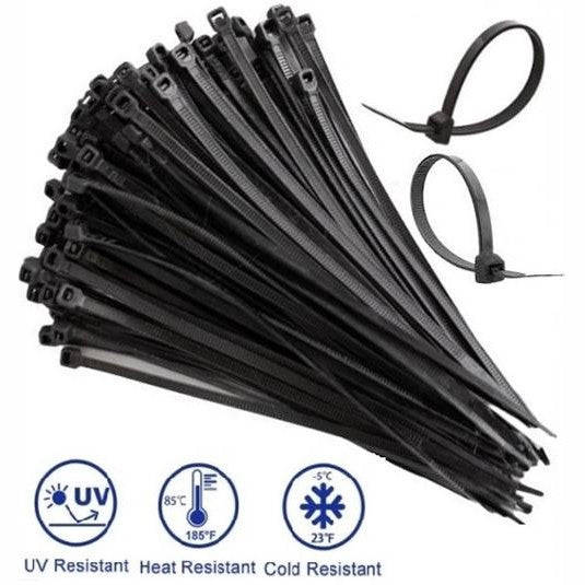 Noble Nylon Cable Ties 2.5 x 100mm Pack of 100 Black