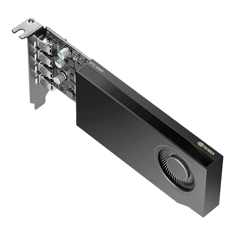 PNY NVIDIA RTX A1000, RTX A1000, 8 GB, GDDR6, 128 bit, PCI Express 4.0, 1 fan(s)