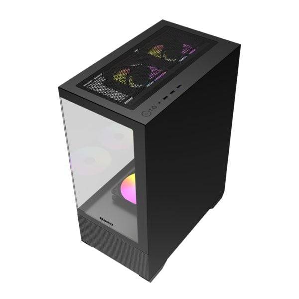 Raidmax I802 AIR E-ATX |ATX | Micro-ATX | Mini-ITX RGB Mid-Tower Gaming Chassis  Black