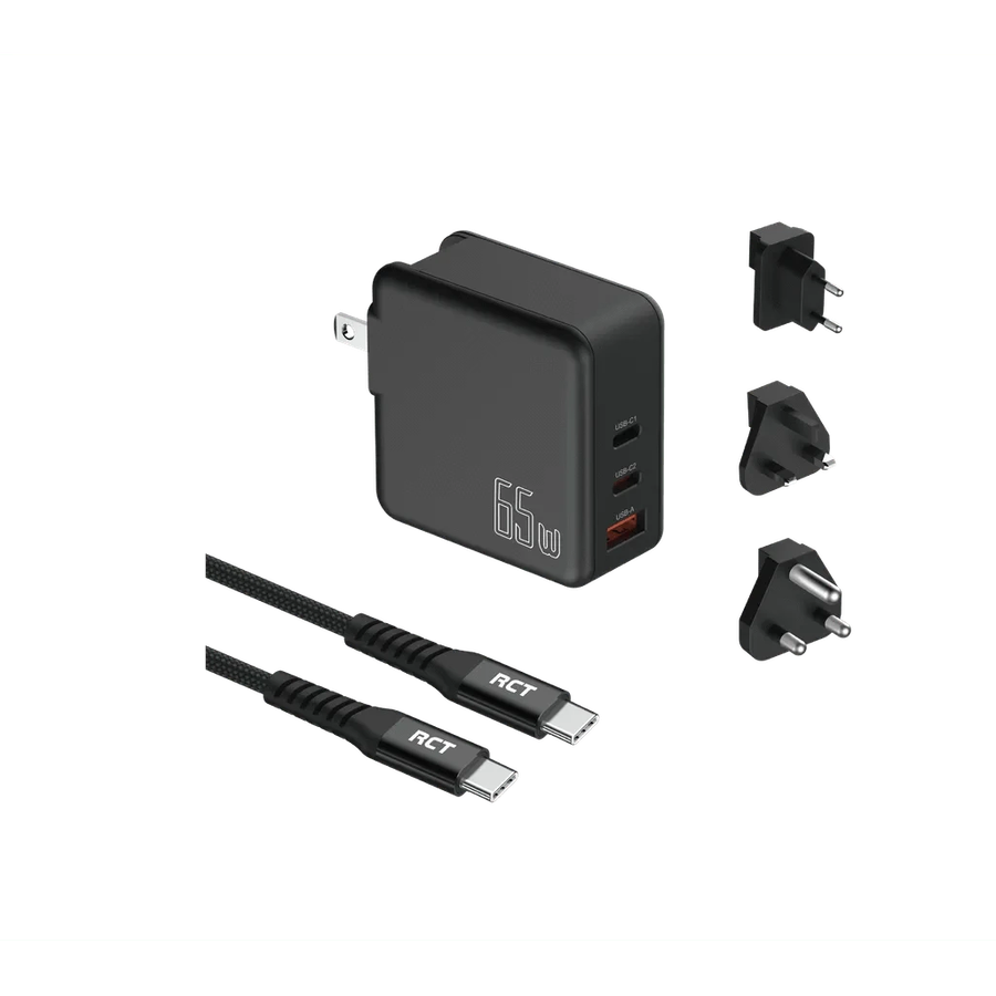 RCT 65W Charging Travel kit - Travel adaptor