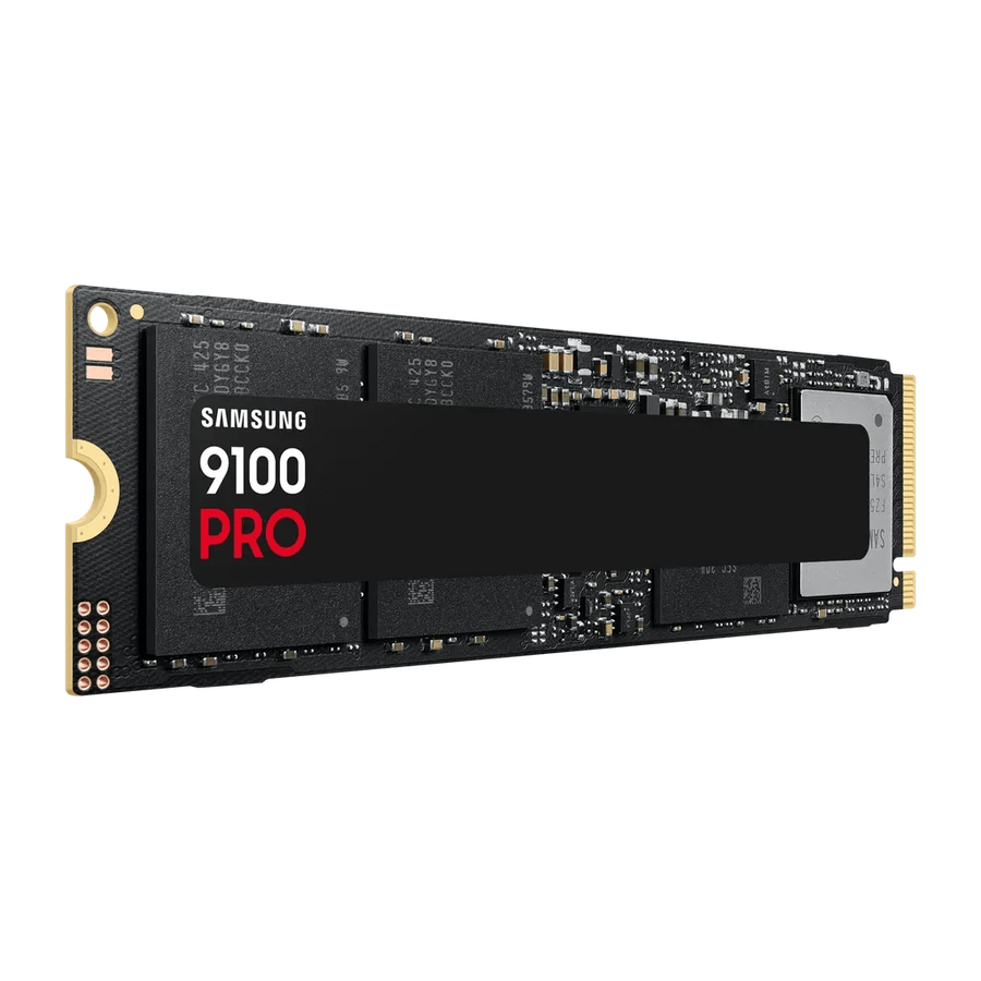 Samsung 9100 PRO PCIe® 5.0 NVMe M.2 SSD - 4 TB, 4 TB, M.2, 14800 MB/s