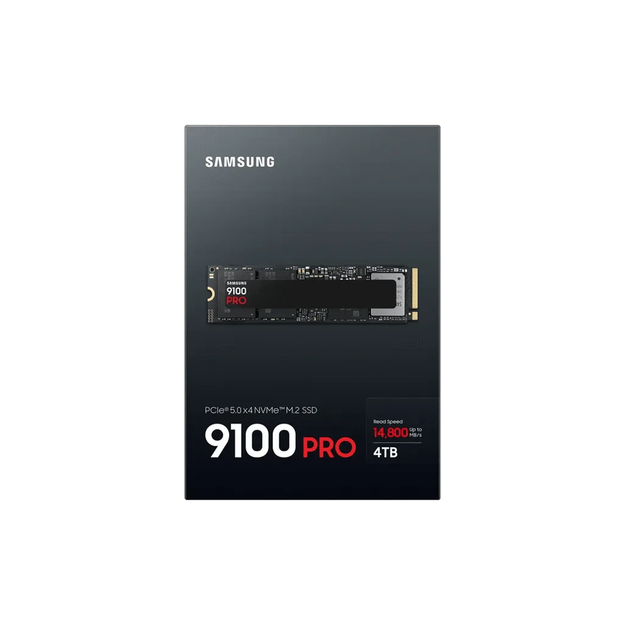 Samsung 9100 PRO PCIe® 5.0 NVMe M.2 SSD - 4 TB, 4 TB, M.2, 14800 MB/s