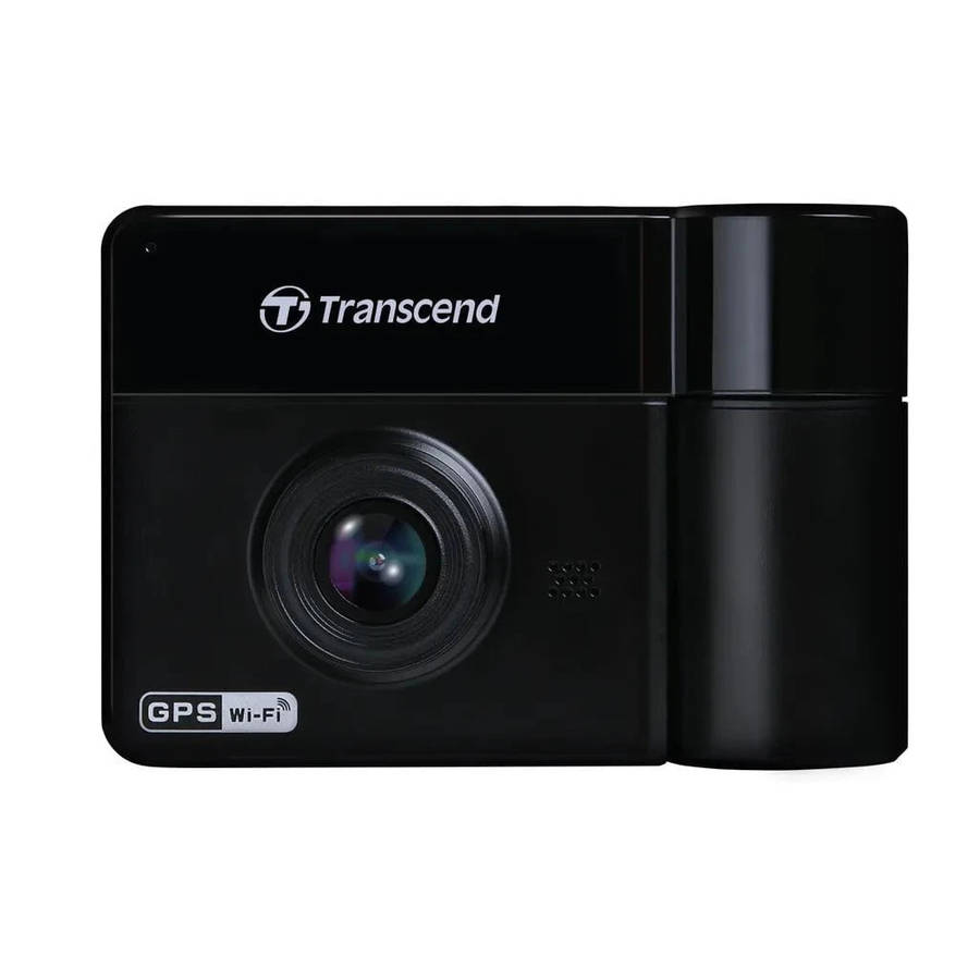 TRANSCEND DRIVEPRO 550 (MODEL B) DUAL LENS DASH CAM WITH 128GB MICROSD CARD
