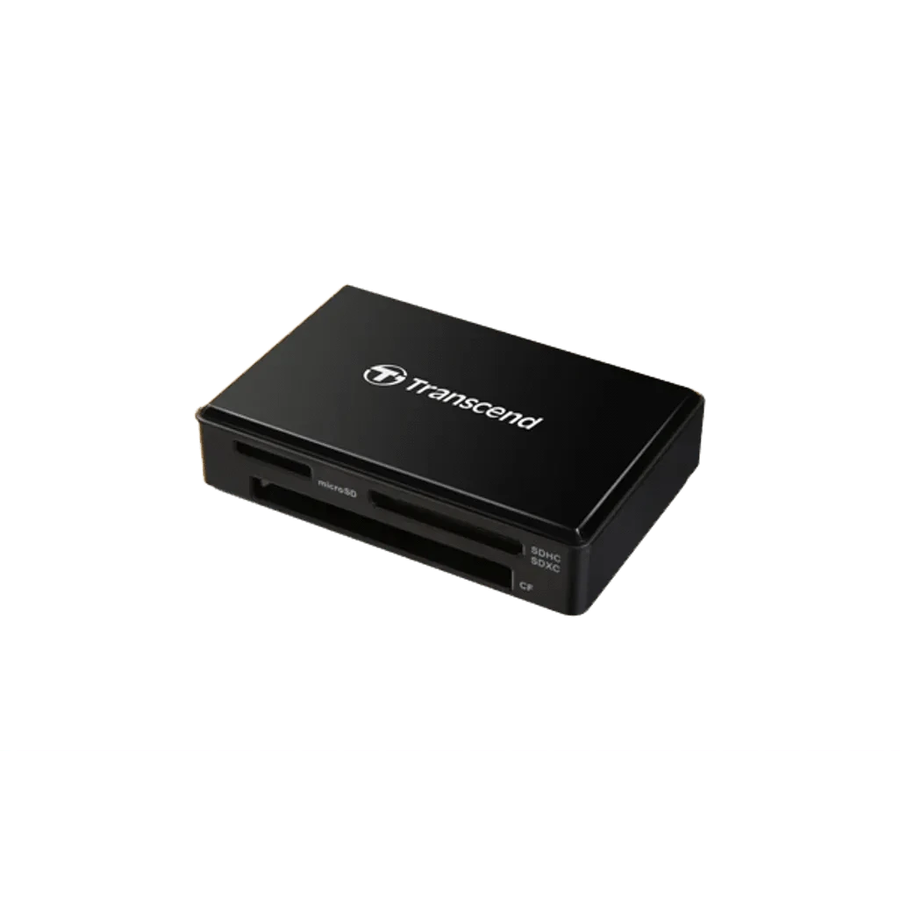 Transcend RDF8 Card Reader Black, CF, MicroSD (TransFlash)