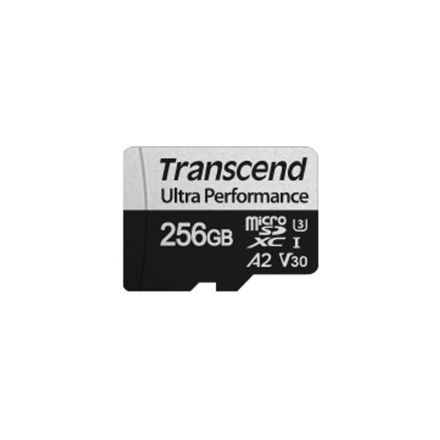 Transcend TS256GUSD340S, 256 GB, MicroSDXC, Class 10, UHS-I, 160 MB/s, 125 MB/s