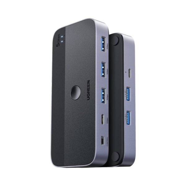UGREEN Sharing Switch Box 2-in-4 Out  Connect Two Sources to Four Displays