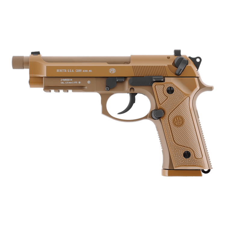 Umarex Baretta M9A3 FDE Gas Gun (Semi Auto|Blowback|CO2|18+1|344 FPS|3J|4.5mm BB) 5.8350