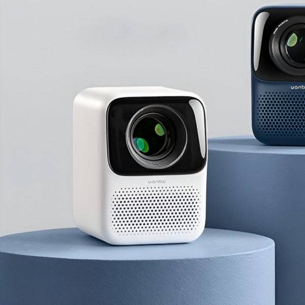 WANBO T2 MAX 1080P Smart Projector 450ANSI Lumens Android 9.0  White