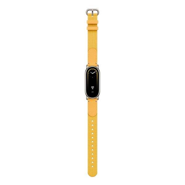 Xiaomi Smart Band 8 Yellow Braided Strap - Stylish & Comfortable