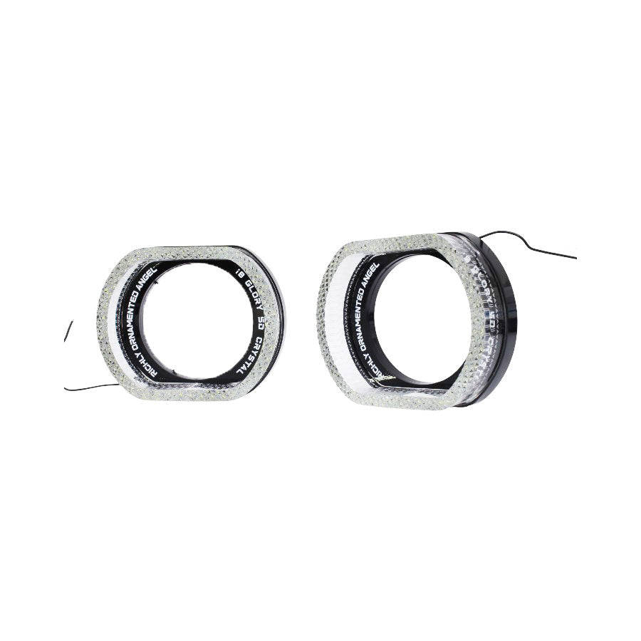 5.7 Multi-colour LED Headlight with Skull Design (pair)