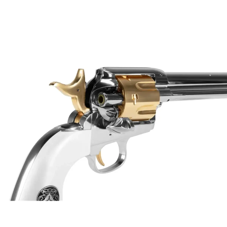 Umarex Colt SAA 45 Gold Edition Gas Gun (Semi Auto|CO2|6|394 FPS|3J|4.5mm BB/Revolver) 5.8353