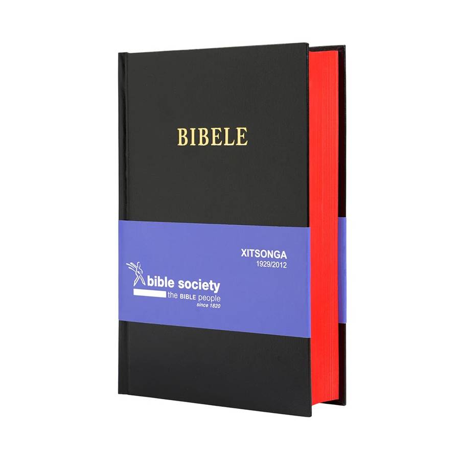 XITSONGA 1929 Bible, standard size, black hardcover, red-edged