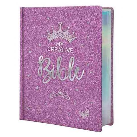 ESV My Creative Bible For Girls Purple Glitter (Hardcover) Speciality Bible