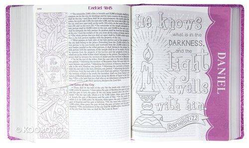 ESV My Creative Bible For Girls Purple Glitter (Hardcover) Speciality Bible