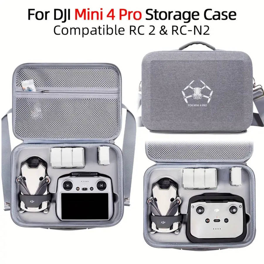 DJI Mini 4 Pro Scratch-Resistant Shoulder Bag ** Can Store up to 5 Batteries **