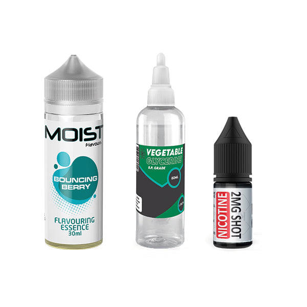 120ml Moist Vape Juice DIY Longfill Kit