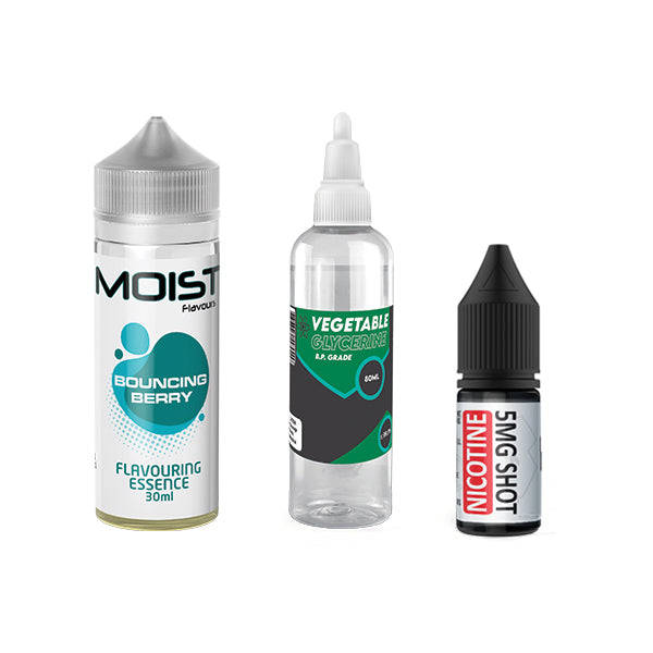 120ml Moist Vape Juice DIY Longfill Kit