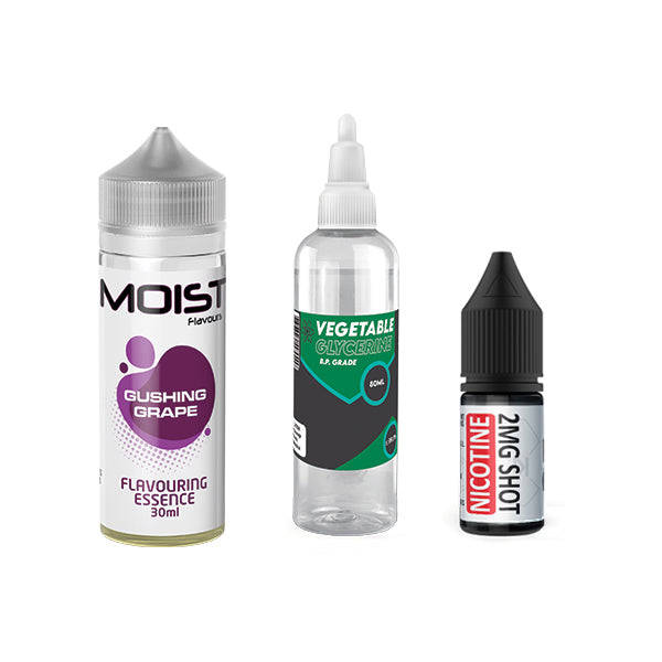 120ml Moist Vape Juice DIY Longfill Kit