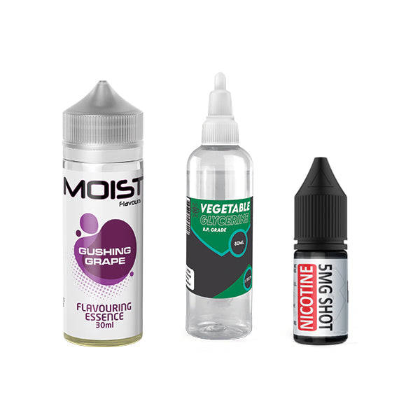 120ml Moist Vape Juice DIY Longfill Kit