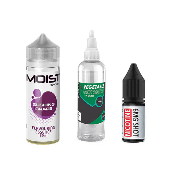 120ml Moist Vape Juice DIY Longfill Kit