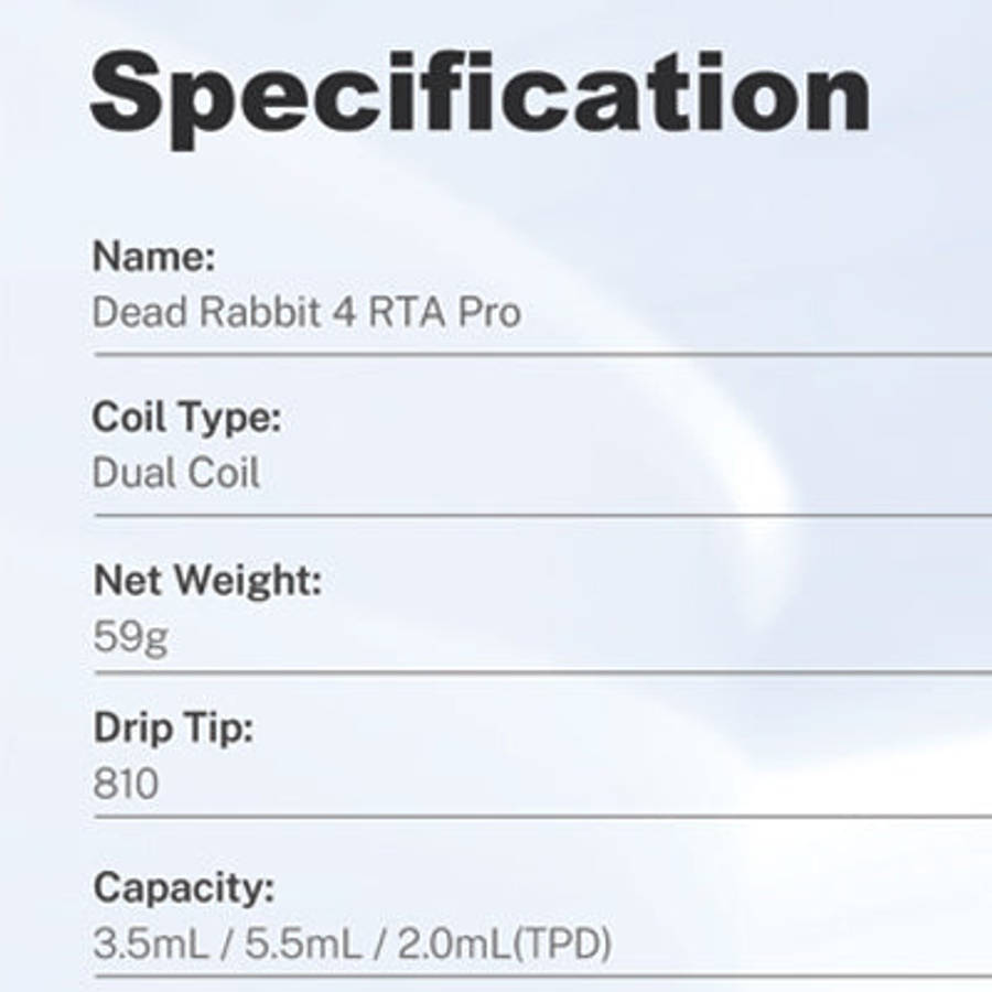 Hellvape Dead Rabbit 4 Pro RTA