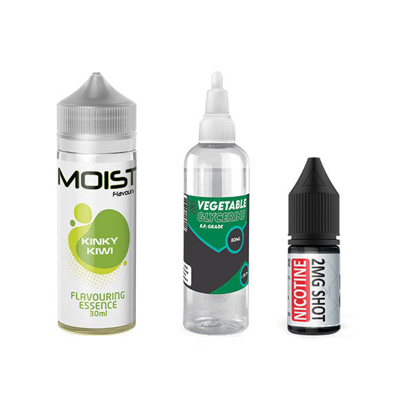 120ml Moist Vape Juice DIY Longfill Kit