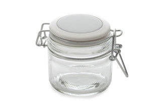 Maxwell & Williams Cosmopolitan Colours Cliptop Jar 100ml - White