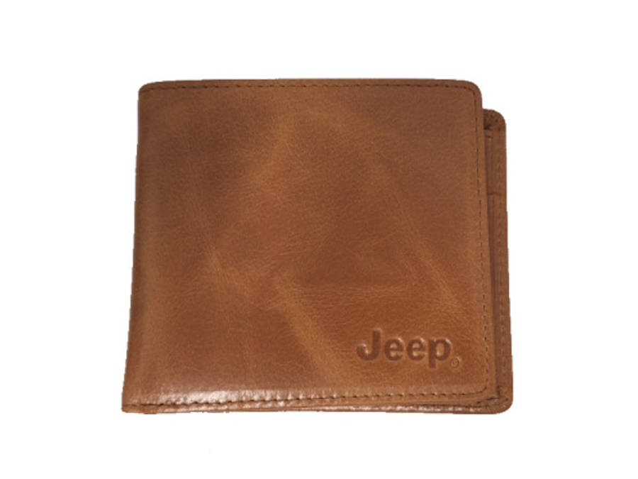 Jeep Tan Billfold Wallet