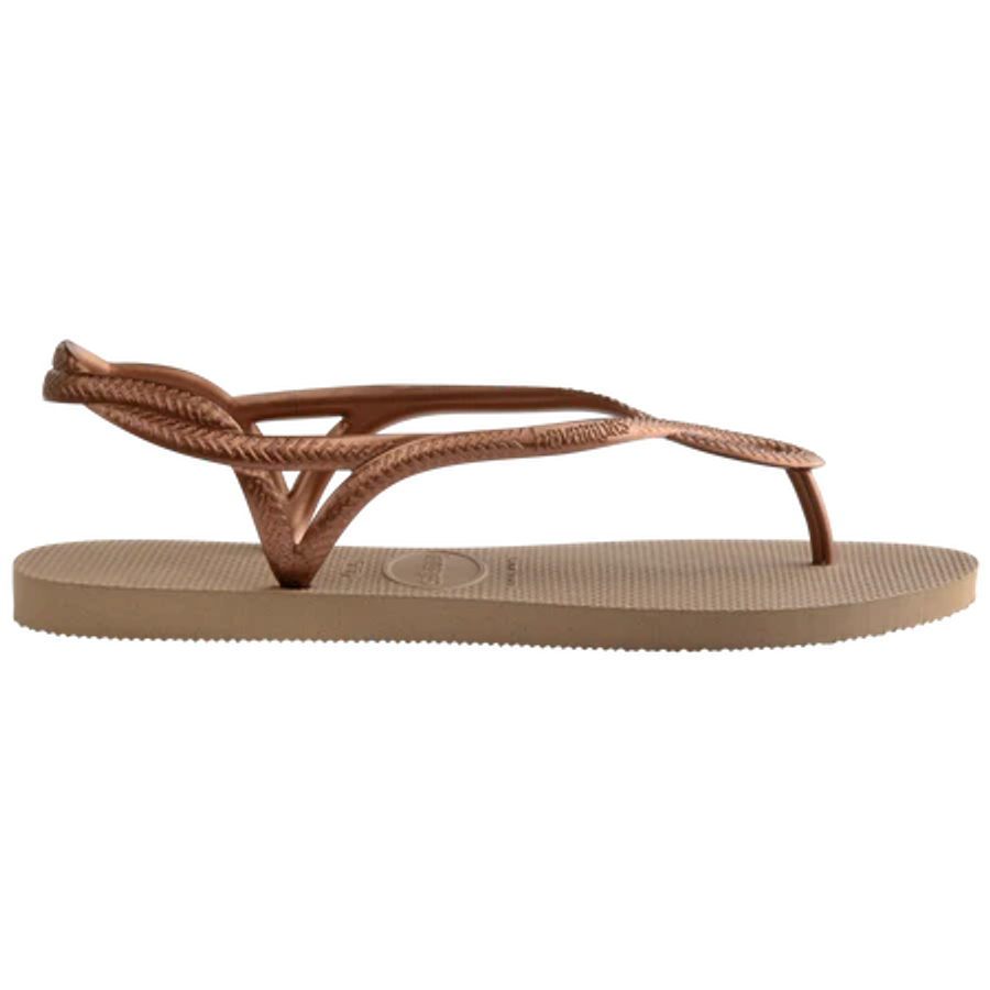 Havaianas Ladies Luna Sandals Rose Gold