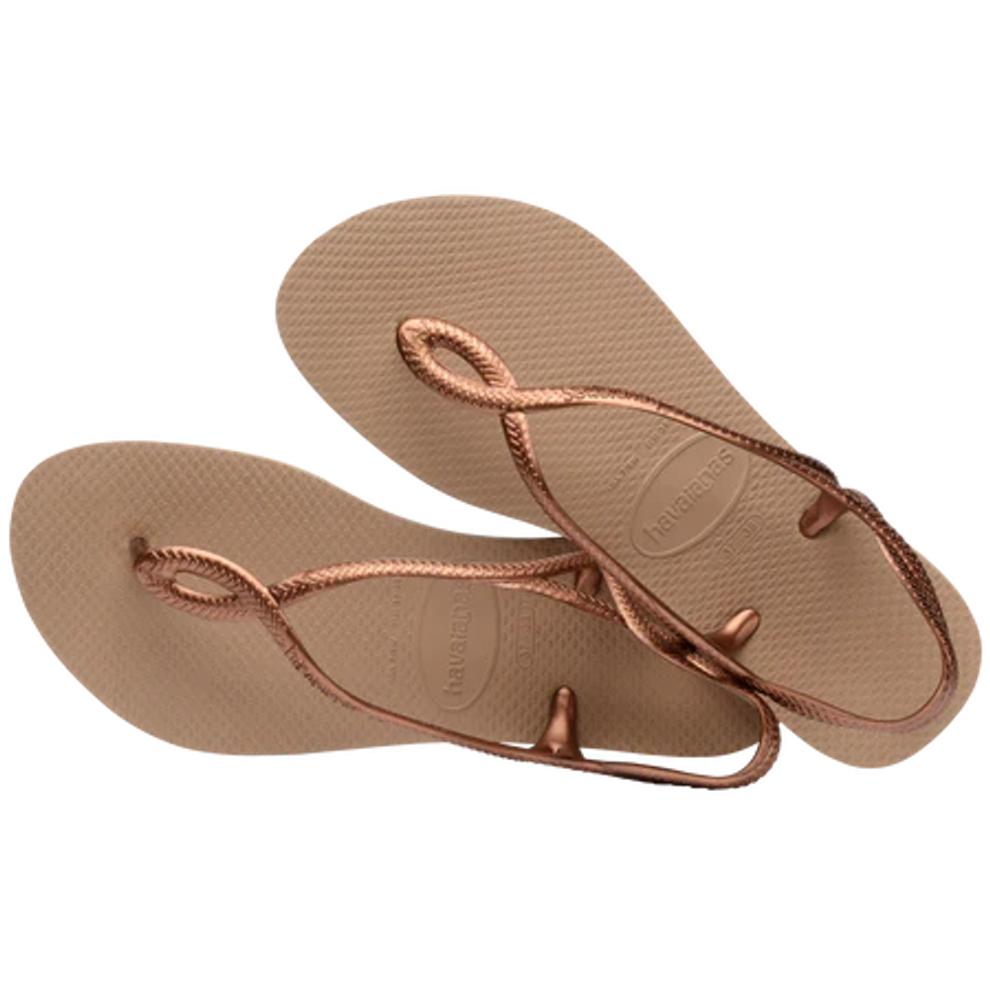 Havaianas Ladies Luna Sandals Rose Gold