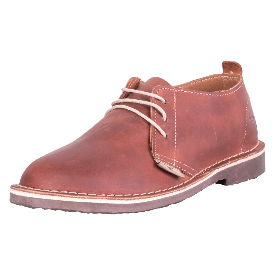 Wildebees WBM957 Mens Tan Jeremy Lace Up Leather Vellie