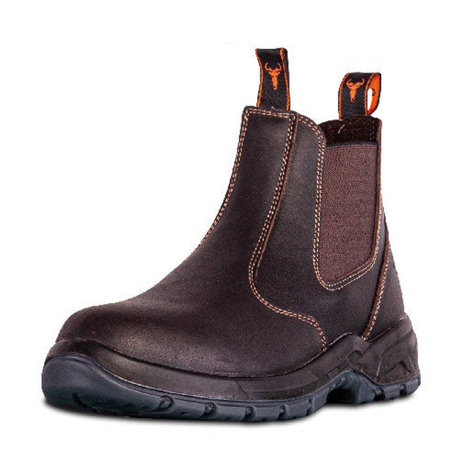 Wildebees WMF003 Krokodil Chelsea Boots Brown