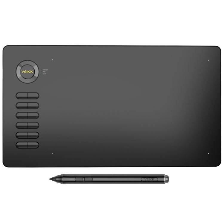VEIKK A15 10x6 inch 5080 LPI Smart Touch Electronic Graphic Tablet, with Type-C Interface, A15 Go...