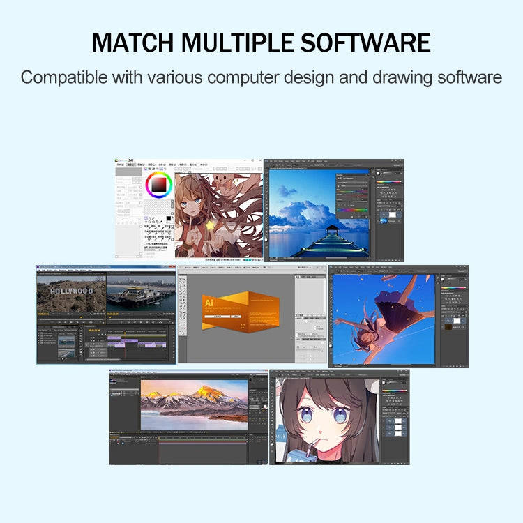 10Moons G20 Digital Tablet Capable of Connecting with Mobile Phone and Tablet Computer with 8192 ...
