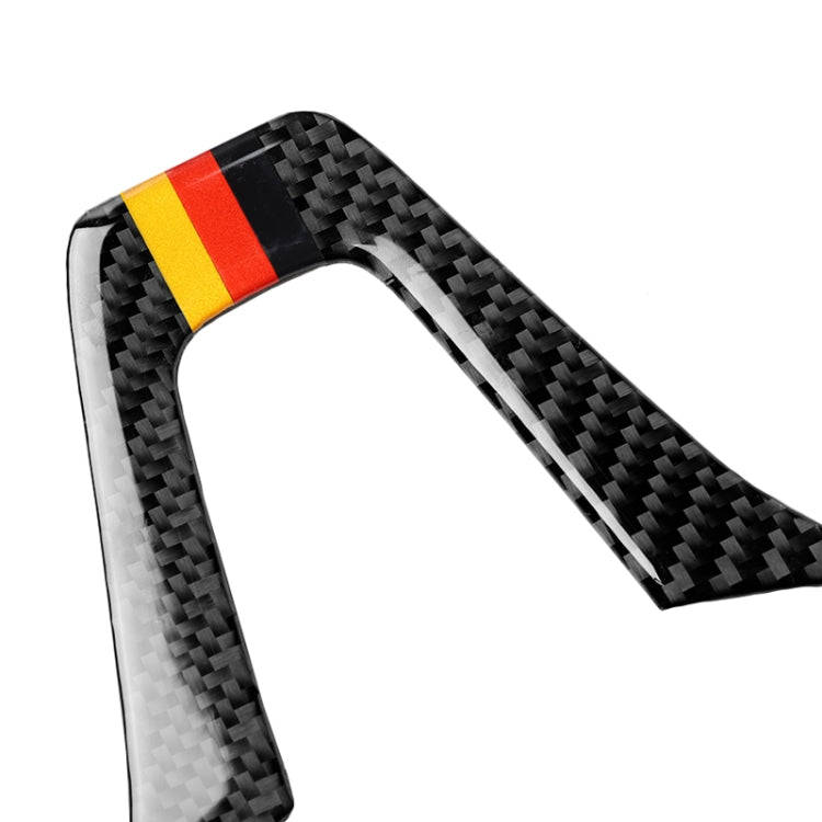 Car German Flag Carbon Fiber Steering Wheel Decorative Sticker for Mercedes-Benz, Steering Wheel ...