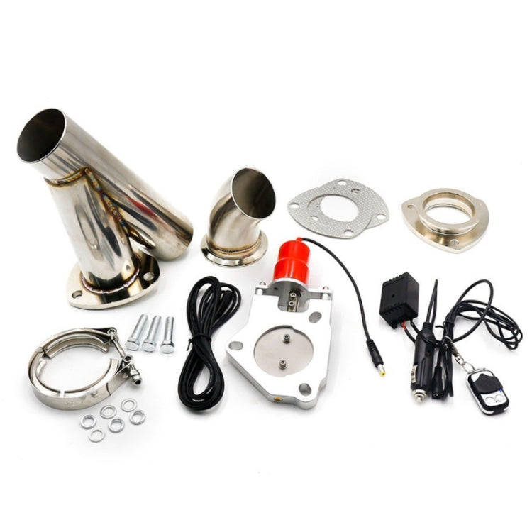 CNSPEED Stainless Steel Car Remote Control Electric Exhaust Valve Pipe Set, Size: 2.5 inch, Size:...