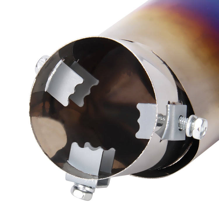 Universal Car Styling Stainless Steel Curved Exhaust Tail Muffler Tip Pipe